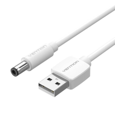 Vention USB - DC 5.5x2.5 kábel, 1m fehér (CEYWF) kábel és adapter