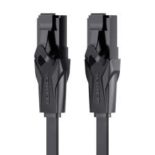 Vention UTP CAT6 Lapos Patch kábel 1,5m - Fekete kábel és adapter