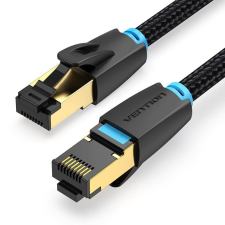 Vention Vention CAT8 S-FTP Patch Cable 0,5m Black kábel és adapter