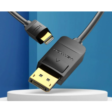 Vention Vention mini Displayport -> Displayport, (fekete), 2m, kábel kábel és adapter