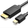 Vention Vention mini Displayport -> HDMI, (fekete), 2m, kábel