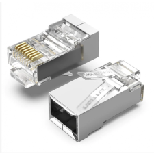Vention Vention UTP (Cat.6A ,RJ45,átlátszó) 10db, csatlakozó kábel és adapter