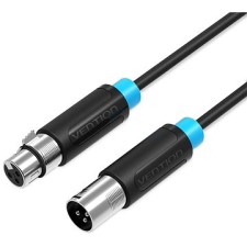 Vention XLR Audio Extension Cable 10m Black kábel és adapter