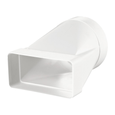 VENTS LAPOS-KEREK CSATORNA ÁTALAKÍTÓ, 204X60MM, 125MM ÁTMÉRŐ, EXCENTRIKUS építőanyag
