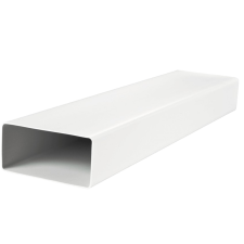 VENTS LAPOS PVC LÉGCSATORNA 110X55MM FEHÉR építőanyag