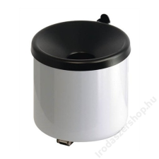 VEPA BINS Fali hamutartó, acél, VEPA BINS, fehér-fekete (DVB150044) szemetes