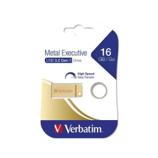 Verbatim 16 GB Pendrive 3.2 Executive Metal (arany) pendrive