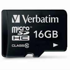 Verbatim 16GB Verbatim Premium MicroSDHC 80MB/s (44010) memóriakártya