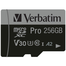 Verbatim 47045 memóriakártya 256 GB MicroSDXC UHS-I Class 10 (47045) memóriakártya