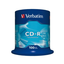 Verbatim CD-R Verbatim 700MB 52x (Datalife) 100db/henger 43411 írható és újraírható média