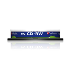 Verbatim CD-RW lemez, újraírható, SERL, 700MB, 8-10x, hengeren írható és újraírható média