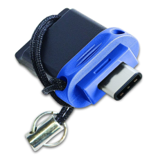 Verbatim Dual 49967 64GB, USB 3.0 + USB-C adapter kék pendrive pendrive