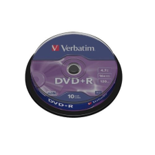 Verbatim DVD-R Verbatim 4,7GB 16x 10db/henger 43523 írható és újraírható média