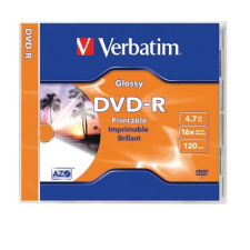 Verbatim DVD-R Verbatim 4,7GB 16x nyomtatható 43521 írható és újraírható média