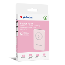 Verbatim MAG Charge 'n' Go Power Bank 5000mAh - Rózsaszín power bank