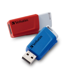 Verbatim Pen Drive 32GB Verbatim Store 'n' Click USB 3.2 Gen 1 piros-kék 2db/cs (49308) (verbatim49308) pendrive