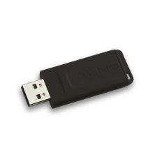 Verbatim Pendrive, 128GB, USB 2.0, VERBATIM &quot;Slider&quot;, fekete pendrive