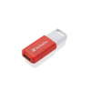 Verbatim Pendrive, 16GB, USB 2.0, VERBATIM "Databar", piros