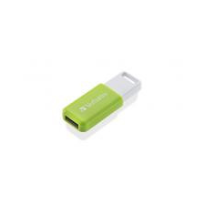 Verbatim Pendrive, 32GB, USB 2.0, VERBATIM \"Databar\", zöld pendrive
