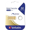 Verbatim Pendrive, 32GB, USB 3.0,  VERBATIM "Executive Metal" arany