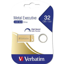 Verbatim Pendrive, 32GB, USB 3.0,  VERBATIM "Executive Metal" arany pendrive