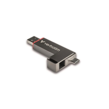 Verbatim Pendrive, 512GB, USB-A/C 3.2 Gen1, VERBATIM Dual QuickStick , fekete pendrive
