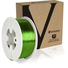 Verbatim PET-G 1.75mm 1kg, átlátszó zöld nyomtató kellék