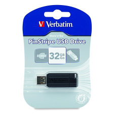Verbatim Pinstripe Usb Drive 32GB Black pendrive