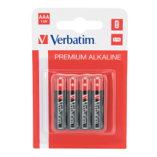 Verbatim Premium alkáli Mini ceruzaelem AAA (4db/csomag)  (49920) (ver-49920) ceruzaelem