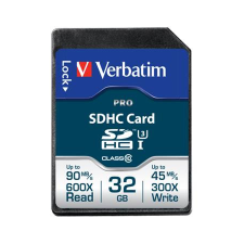 Verbatim Pro 32GB SDHC UHS-I CL10 memóriakártya memóriakártya