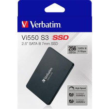 Verbatim SSD (belső memória), 256GB, SATA 3, 460/560MB/s, VERBATIM &quot;Vi550&quot; merevlemez