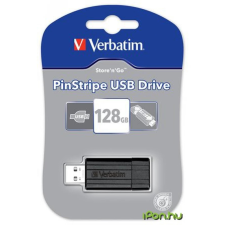 Verbatim Store n Go PinStripe 128GB USB 2.0 Fekete pendrive