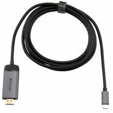 Verbatim USB 3.1 Type C HDMI Átalakító Fekete 1.5m 49144 kábel és adapter