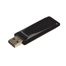 Verbatim USB drive 32GB, USB 2.0, VERBATIM &quot;Slider&quot;, fekete pendrive
