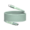 Verbatim USB kábel, USB-C - USB-C, 1,2 m, 60W, mágneses, VERBATIM, zöld