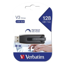 Verbatim V3, 128GB, USB 3.0, 80/25 MB/sec, fekete-szürke pendrive pendrive