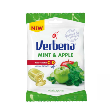 Verbena cukorka menta-alma - 60 g csokoládé és édesség
