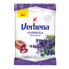  VERBENA LEVENDULA AFONYA CUKORKA 60G csokoládé és édesség