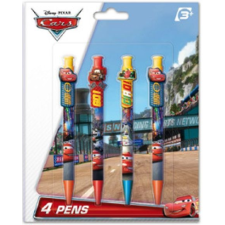 Verdák Toll szett 4 db-os Disney Cars, Verdák toll