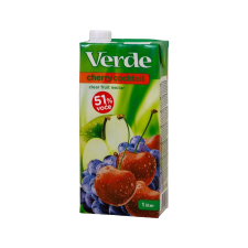 Verde alma-meggy-szőlő nektár 51% - 1 l üdítő, ásványviz, gyümölcslé