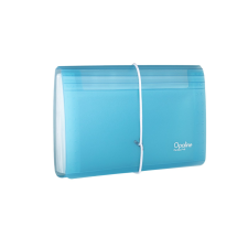 VERDE Oxybag Opaline PP DL 13 rekeszes Harmónika irattartó tasak - Kék (2-490) irattartó