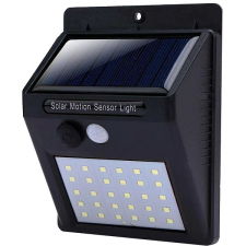 Verk 01390 Napelemes kültéri lámpa, mozgásérzékelős, 30 SMD LED kültéri világítás