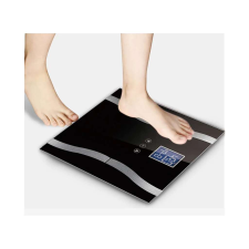 Verk Group Exkluzív Üveg Fürdőszobai Mérleg LCD Kijelzővel és 180kg Kapacitással mérleg