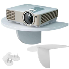 Verk Group Fali polc vázáknak, telefon töltésére, fehér matt kivitelben bútor