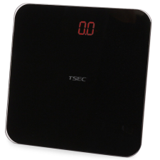 Verk Group VG 17087 digitális fürdőszobai mérleg, 180kg, fekete mérleg
