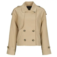 Vero Moda Ballonkabátok VMCHLOE SHORT TRENCHCOAT Bézs EU M