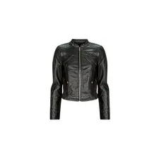 Vero Moda Bőrkabátok  VMFAVODONA COATED JACKET NOOS Fekete EU XL női dzseki, kabát