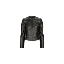 Vero Moda Bőrkabátok VMFAVODONA COATED JACKET NOOS Fekete EU XS női dzseki, kabát
