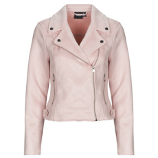 Vero Moda Bőrkabátok  VMJOSE SHORT FAUX SUEDE Rózsaszín EU XL