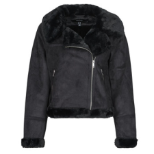 Vero Moda Bőrkabátok VMPEGGY Fekete EU M női dzseki, kabát
